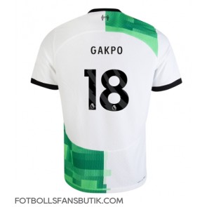 Liverpool Cody Gakpo #18 Replika Bortatröja 2023-24 Kortärmad